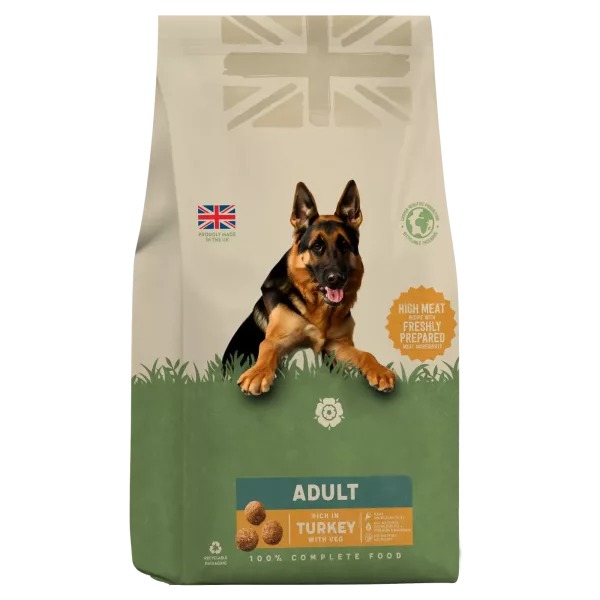 Flat bottom pet food bag
