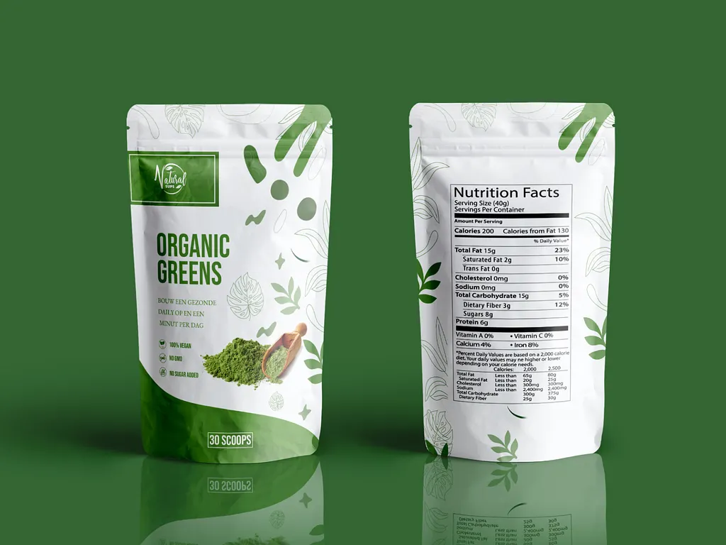 green food packaging